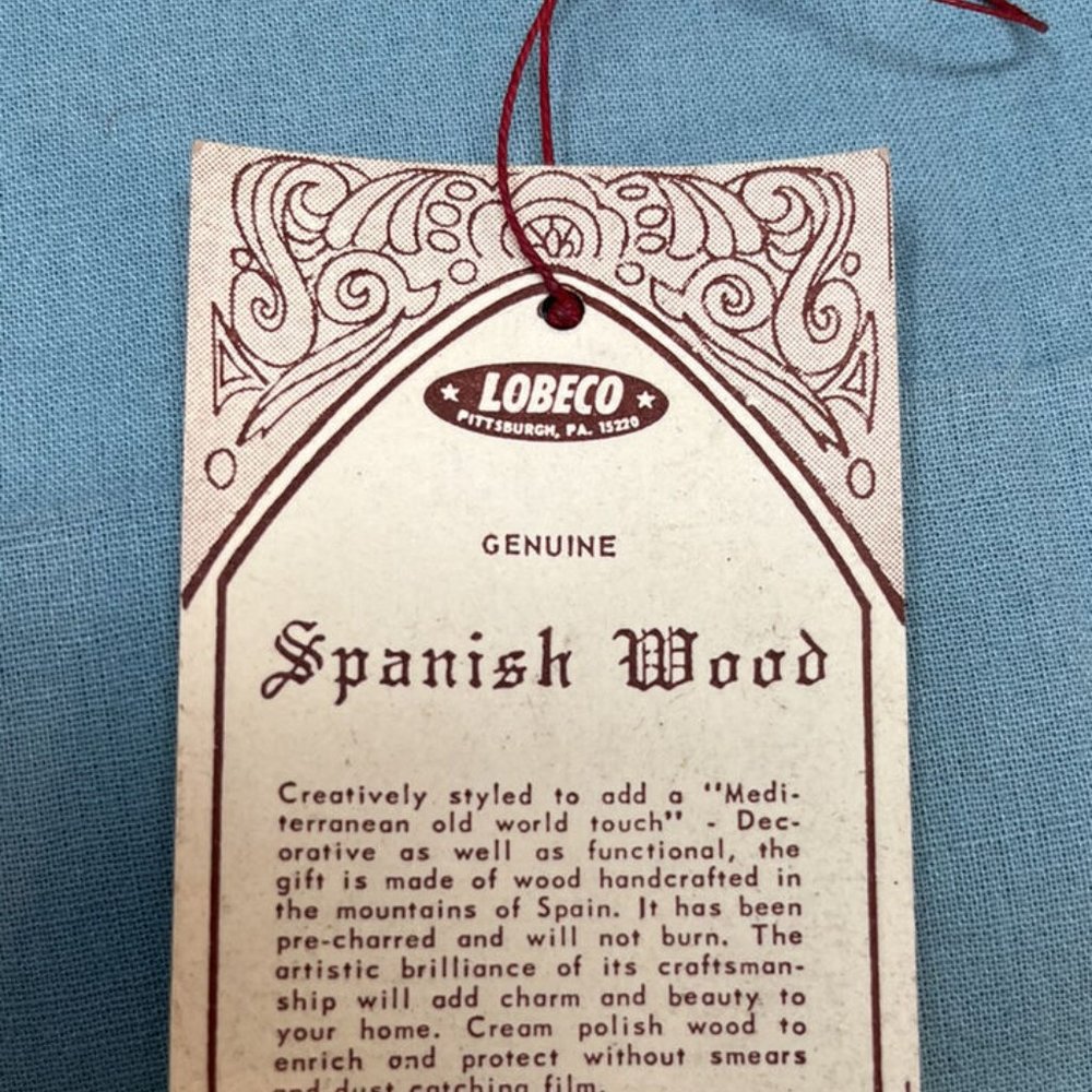 Lobeco Art of Spain Genuine Spanish Handcrafted Wood Jewelry Box Collectible - Picture 3 of 11
